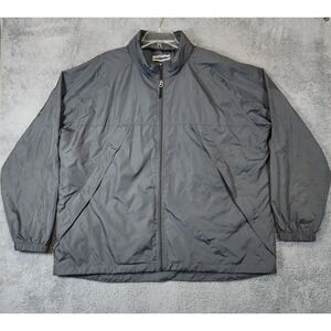 SCOTTeVEST Windbreaker Mens 3XL Gray TEC Technology Enabled Jacket Gorpcore Zip